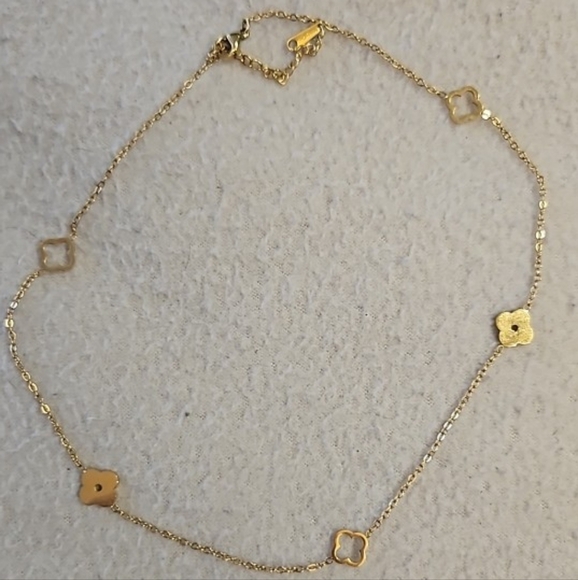 Nwt Set Non Tarnish Clover Alhambra - Picture 4 of 7